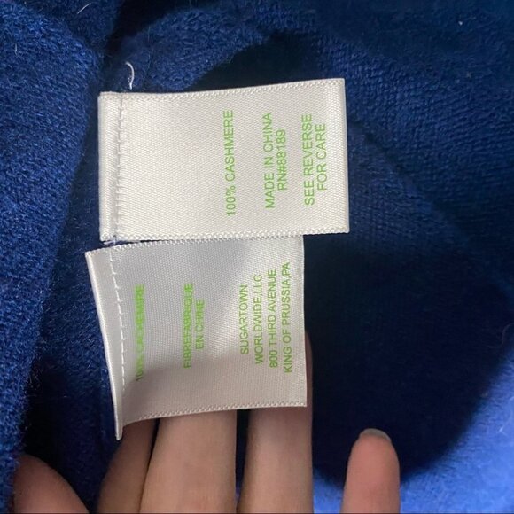 Lilly Pulitzer Marette Royal Blue Cashmere Cardigan - Picture 7 of 8